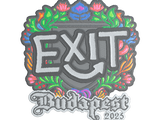Artwork for Sticker | exit (Embroidered) | Budapest 2025