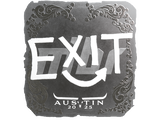 Artwork for Sticker | exit (Foil) | Austin 2025