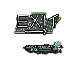 Sticker | exit | Antwerp 2022