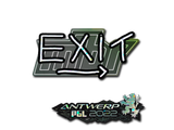 Artwork for Sticker | exit (Glitter) | Antwerp 2022