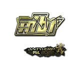 Artwork for Sticker | exit (Gold) | Antwerp 2022