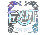 Artwork for Sticker | exit (Holo) | Austin 2025