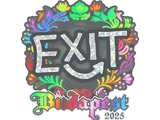 Artwork for Sticker | exit (Holo) | Budapest 2025