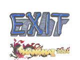 Artwork for Sticker | exit (Holo) | Shanghai 2024