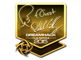 Artwork for Sticker | f0rest (Gold) | Cluj-Napoca 2015
