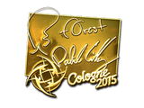 Artwork for Sticker | f0rest (Gold) | Cologne 2015