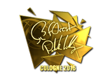 Artwork for Sticker | f0rest (Gold) | Cologne 2016