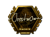 Sticker | f0rest (Gold) | London 2018