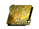 Artwork for Sticker | f0rest (Gold) | MLG Columbus 2016