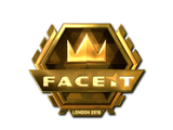 Artwork for Sticker | FACEIT (Gold) | London 2018