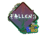 Artwork for Sticker | FalleN (Glitter) | Rio 2022