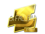 Artwork for Sticker | FalleN (Gold) | Atlanta 2017