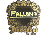 Artwork for Sticker | FalleN (Gold) | Budapest 2025