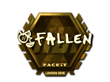 Artwork for Sticker | FalleN (Gold) | London 2018
