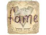 Artwork for Sticker | fame | Austin 2025