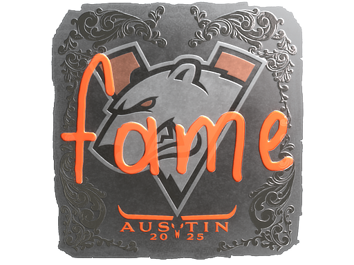 Sticker | fame | Austin 2025