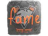 Artwork for Sticker | fame (Foil) | Austin 2025