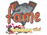 Artwork for Sticker | fame (Glitter) | Shanghai 2024