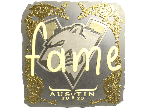 Sticker | fame | Austin 2025