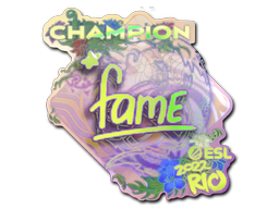 Sticker | fame | Rio 2022