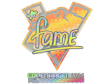 Artwork for Sticker | fame (Holo) | Copenhagen 2024