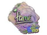 Artwork for Sticker | fame (Holo) | Rio 2022