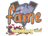 Artwork for Sticker | fame (Holo) | Shanghai 2024