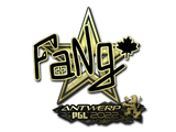 Artwork for Sticker | FaNg (Gold) | Antwerp 2022