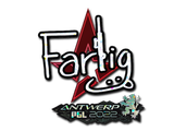 Sticker | Farlig (Glitter) | Antwerp 2022