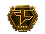 Artwork for Sticker | FaZe Clan (Gold) | London 2018