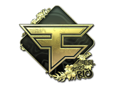 Artwork for Sticker | FaZe Clan (Gold) | Rio 2022
