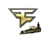 Artwork for Sticker | FaZe Clan (Gold) | Stockholm 2021