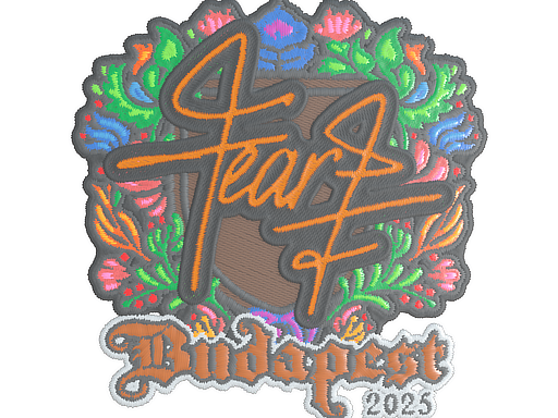 Sticker | fEAR (Embroidered) | Budapest 2025