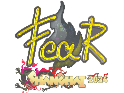 Sticker | fEAR (Glitter) | Shanghai 2024