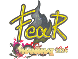 Artwork for Sticker | fEAR (Glitter) | Shanghai 2024