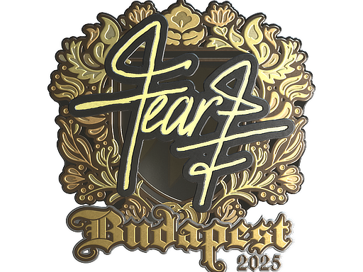 Sticker | fEAR (Gold) | Budapest 2025