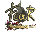 Artwork for Sticker | fEAR (Gold) | Shanghai 2024
