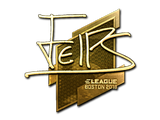 Artwork for Sticker | felps (Gold) | Boston 2018