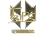 Artwork for Sticker | felps (Gold) | Copenhagen 2024