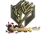 Artwork for Sticker | felps (Gold) | Shanghai 2024