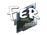 Artwork for Sticker | fer (Foil) | Boston 2018