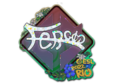 Artwork for Sticker | fer (Glitter) | Rio 2022