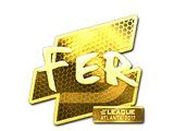 Artwork for Sticker | fer (Gold) | Atlanta 2017