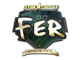 Artwork for Sticker | fer (Gold) | Berlin 2019
