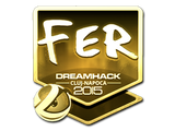 Artwork for Sticker | fer (Gold) | Cluj-Napoca 2015