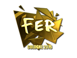 Artwork for Sticker | fer (Gold) | Cologne 2016