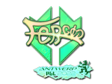 Artwork for Sticker | fer (Holo) | Antwerp 2022