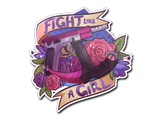 Artwork for Sticker | Fight like a Girl