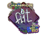 Artwork for Sticker | FL1T (Glitter, Champion) | Rio 2022