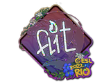 Artwork for Sticker | FL1T (Glitter) | Rio 2022